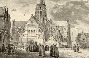 Uitzicht op de Oude Sint-Pauluskathedraal